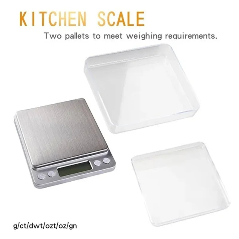 0.5/1/2/3kg Electronic Household Kitchen Scale Food Spice Scales Vegetable Fruit Measuring Scales Digital Jewlry Weighing Scale