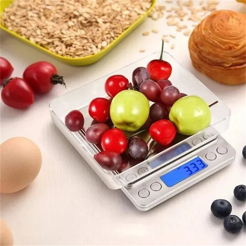 0.5/1/2/3kg Electronic Household Kitchen Scale Food Spice Scales Vegetable Fruit Measuring Scales Digital Jewlry Weighing Scale