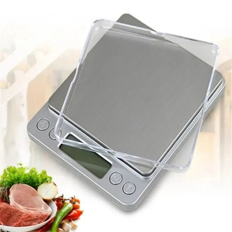 0.5/1/2/3kg Electronic Household Kitchen Scale Food Spice Scales Vegetable Fruit Measuring Scales Digital Jewlry Weighing Scale